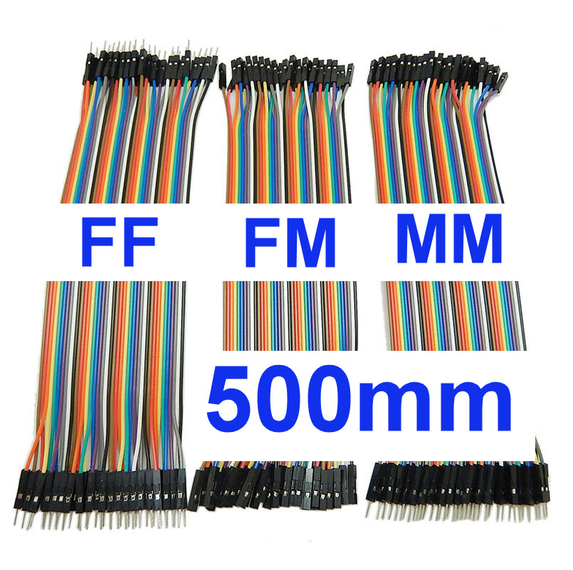 สายแพ 500mm FF FM MM (female male) 40-40 pin 50 cm