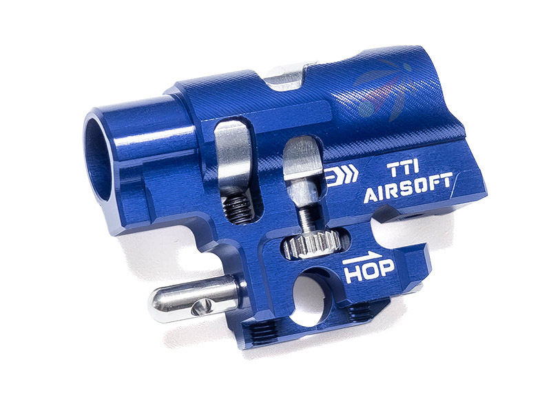 TTI Airsoft Infinity One Piece Full CNC TDC Hop Up Chamber For Tokyo Marui Hi Capa GBB Airsoft (Blue)