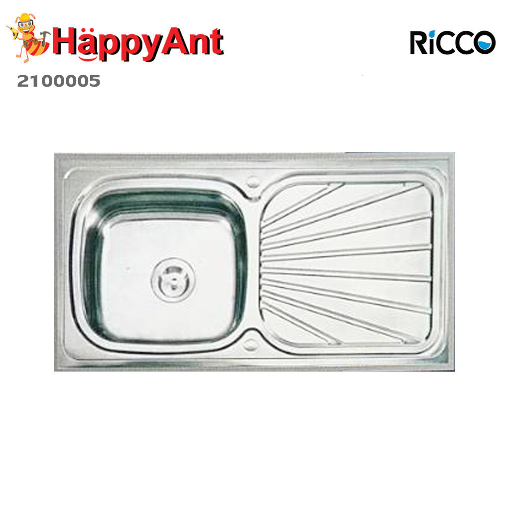 2100005 RICCO อ่างซิ้งค์สแตนแลส LS10050C