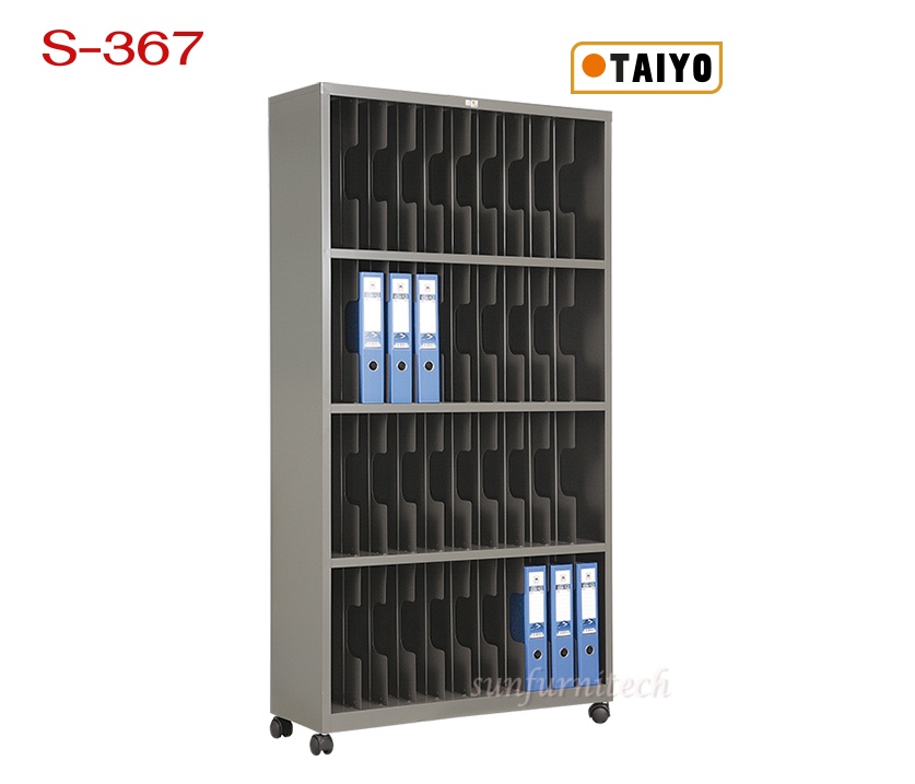 ชั้นวางแฟ้มตั้ง 2 ชั้น (40ช่อง), ชั้นแฟ้ม, ชั้นเอกสาร Taiyo รุ่น S-367