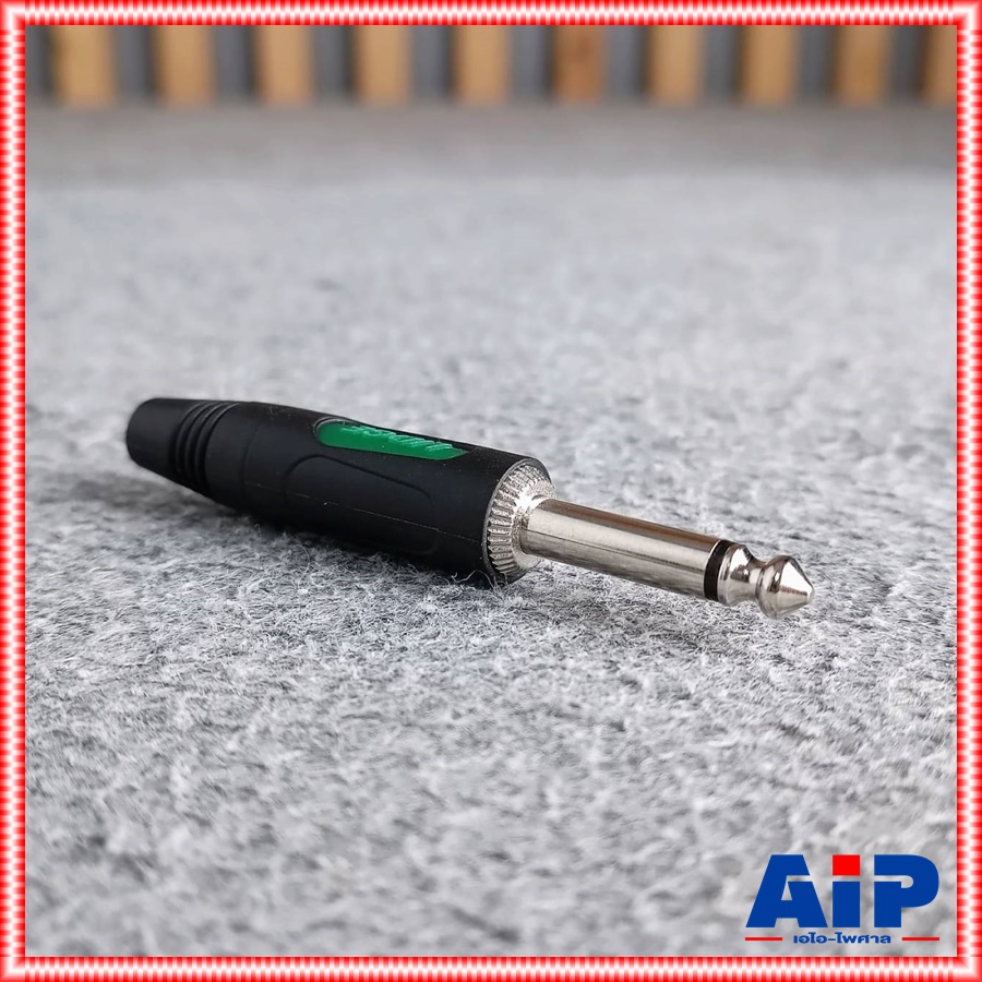 ยกกล่อง40ตัว LIDGE YM-195B PHONE MONO ยางดำ ปลั๊กไมค์โมโน YM 195B YM195B แจ็คโฟนโมโนตัวผู้ เอไอ-ไพศาล