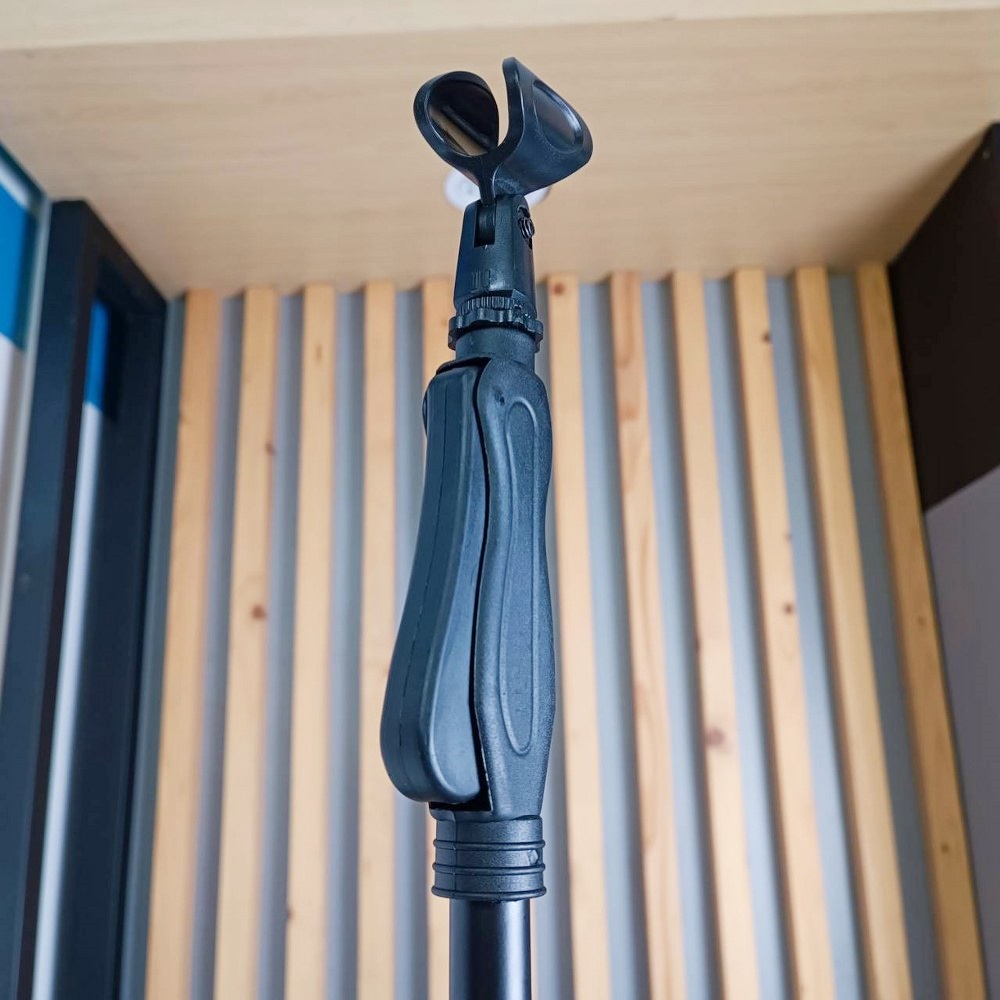 NTS ST-19 ขาตั้งไมค์แบบตรง ฐานกลม AUTO LOCK Mic Stand ขาไมค์ตั้งพื้น ST 19 เอ็นทีเอส ST19 เอไอ-ไพศาล