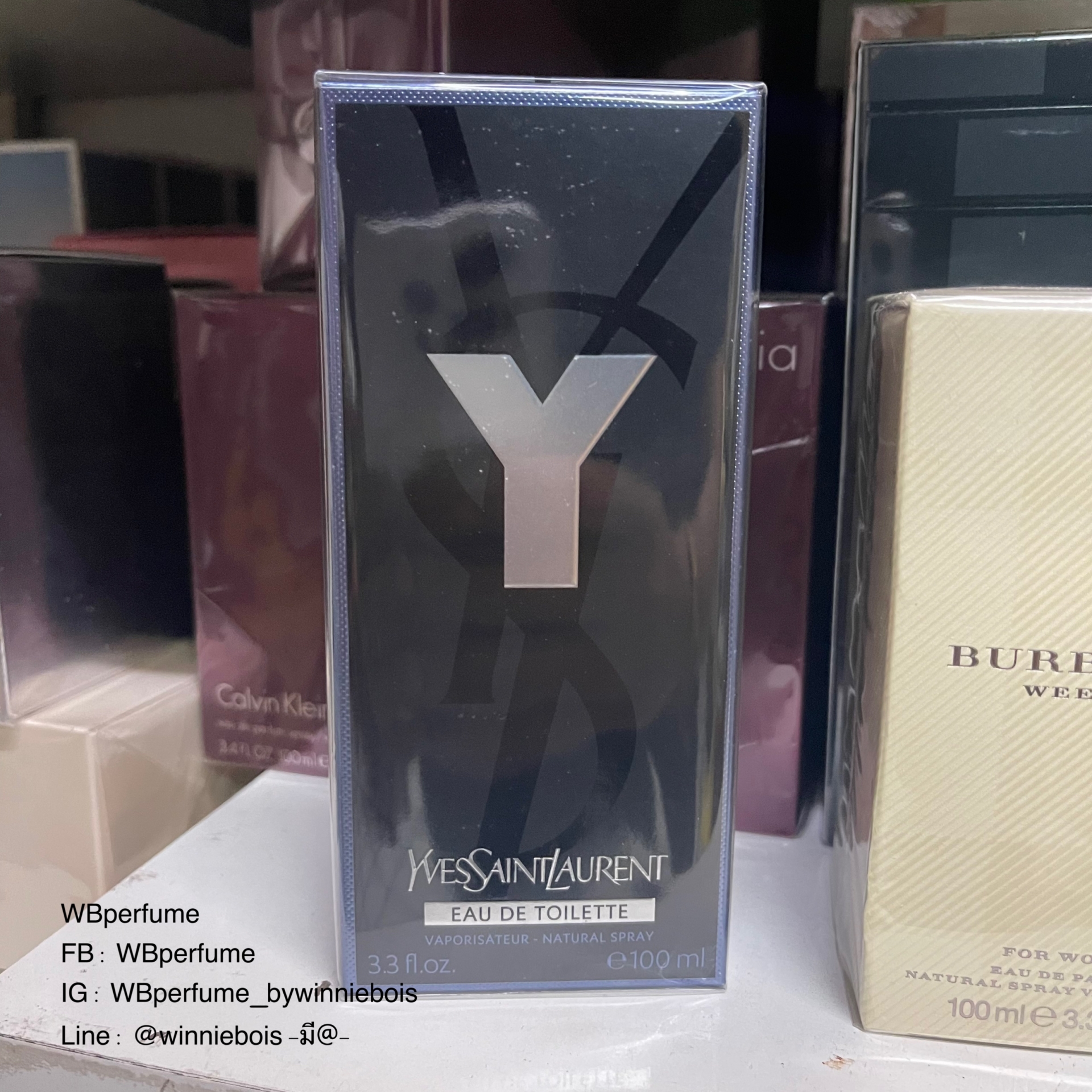 น้ำหอมแท้100% Yves Saint Laurent YSL Y EDT For Him 100ml.