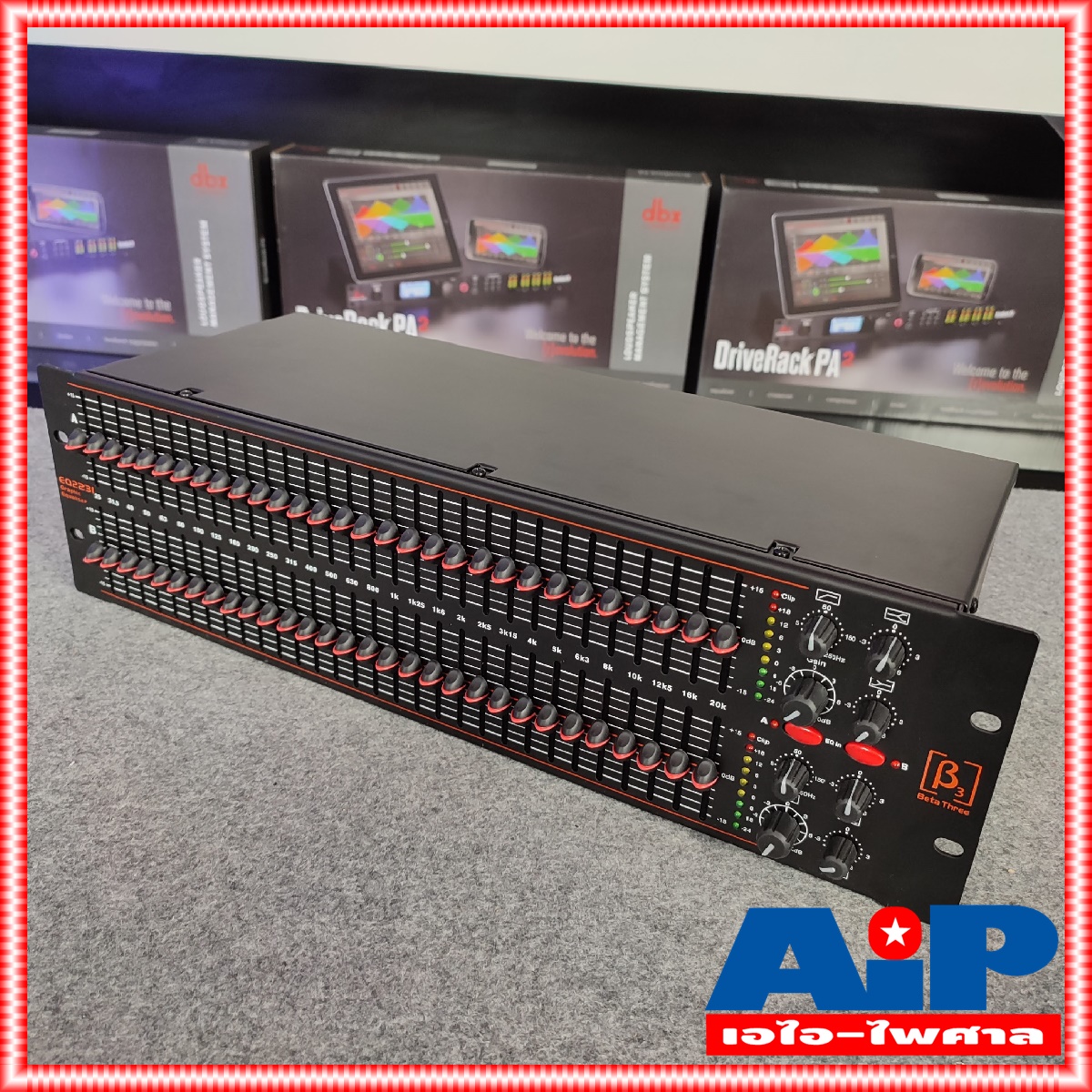 BETA THREE EQ-2231 EQ31BAND อีควอไลเซอร์ EQ 2231 EQตัวปรับแต่งเสียง สเตอริโอกราฟฟิกอีควอไลเซอร์ เครื่องปรับแต่งเสียง