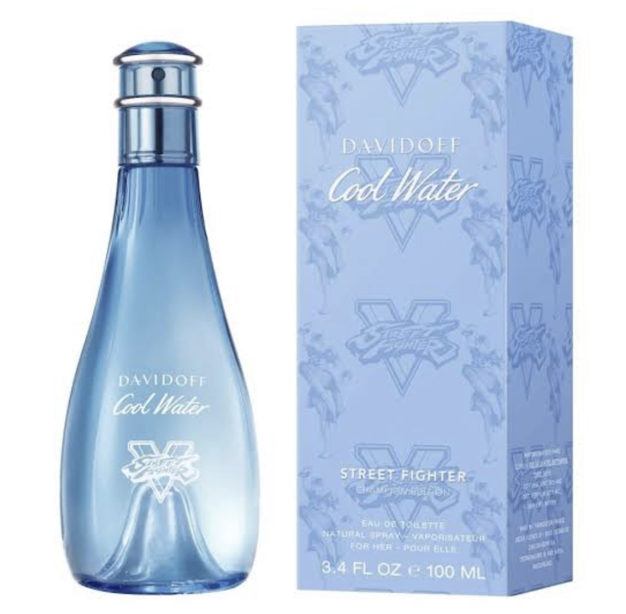 น้ำหอม แท้100% Davidoff Cool Water Street Fighter Champion Summer Edition For Her 100ml