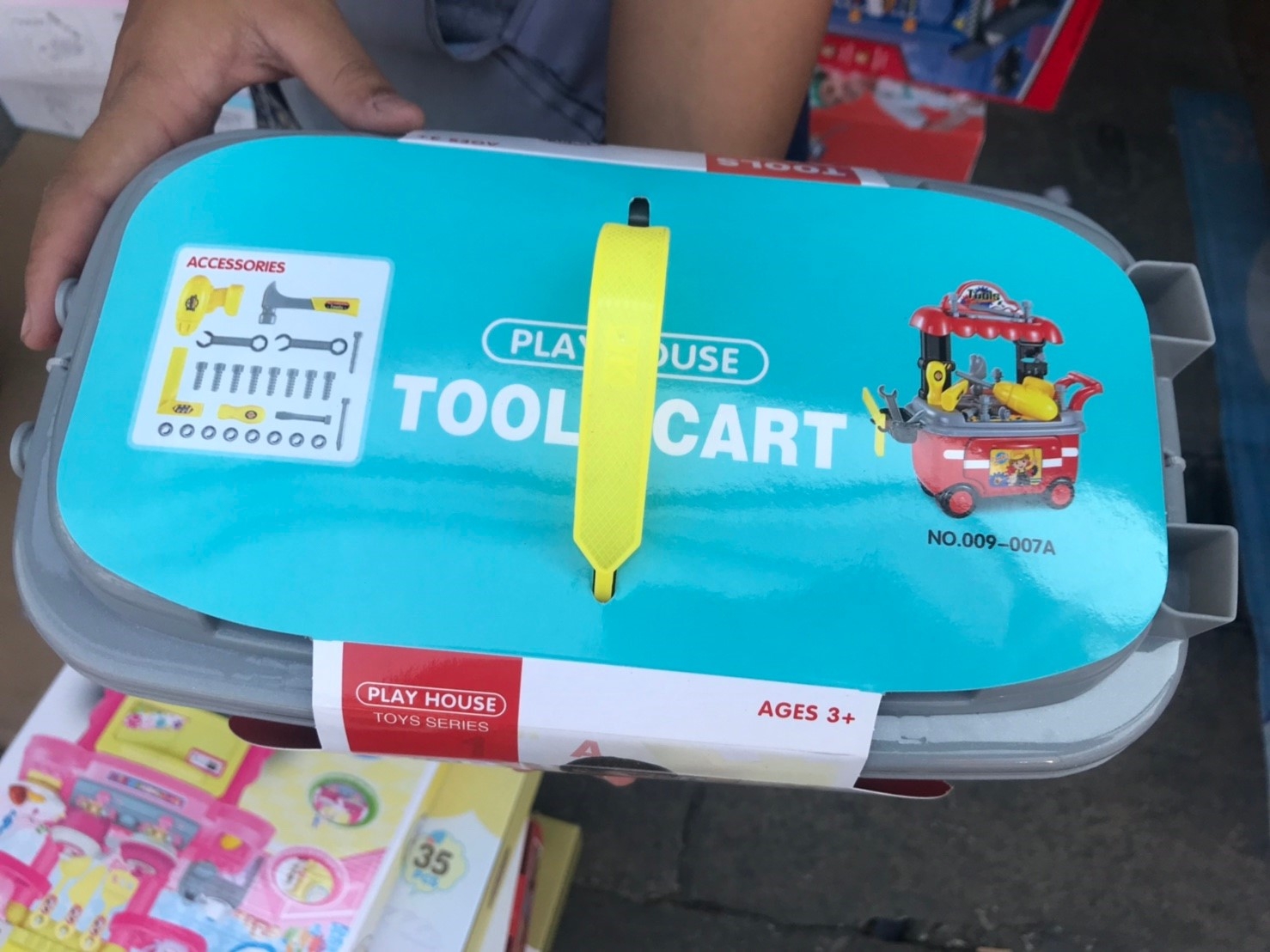 009-007A ของเล่นชุดช่างกระเป๋าล้อลาก ชิ้นละ