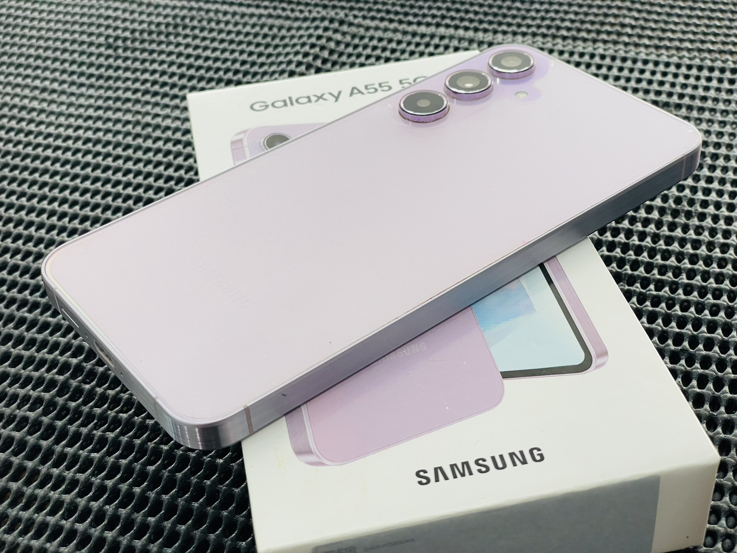 🍧 Samsung Galaxy A55 (12+256GB) Light Violet (5G) 🍧 📱 #Galaxy สภาพดี ความจุเยอะ ราคาสุดคุ้ม 📱