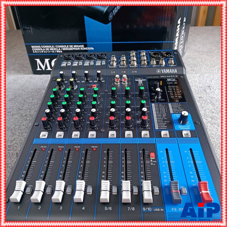 YAMAHA MG-10XUF MIXERสไลด์ มิกซ์ มิกเซอร์ มิกซ์YAMAHA เครื่องเสียง เครื่องปรับแต่งเสียง MIX เอไอ-ไพศาล +++