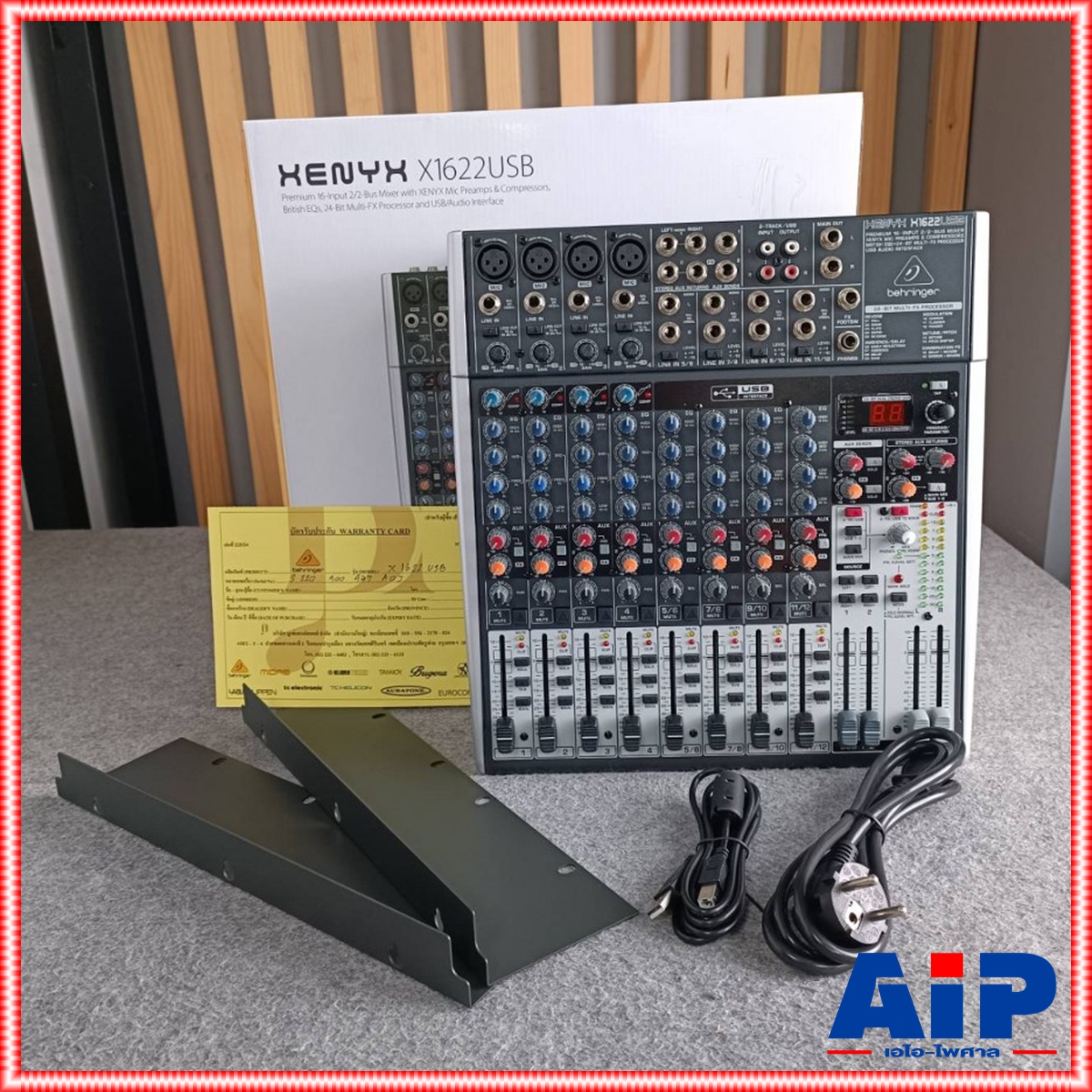 BEHRINGER XENYX-X1622USB mixer BEHRINGER XENYX X1622FX Mixer เครื่องผสมสัญญาณเสียง มิกเซอร์ แบบอนาล็อค Behringer Xenyx XX1622FX +++ เอไอ-ไพศาล