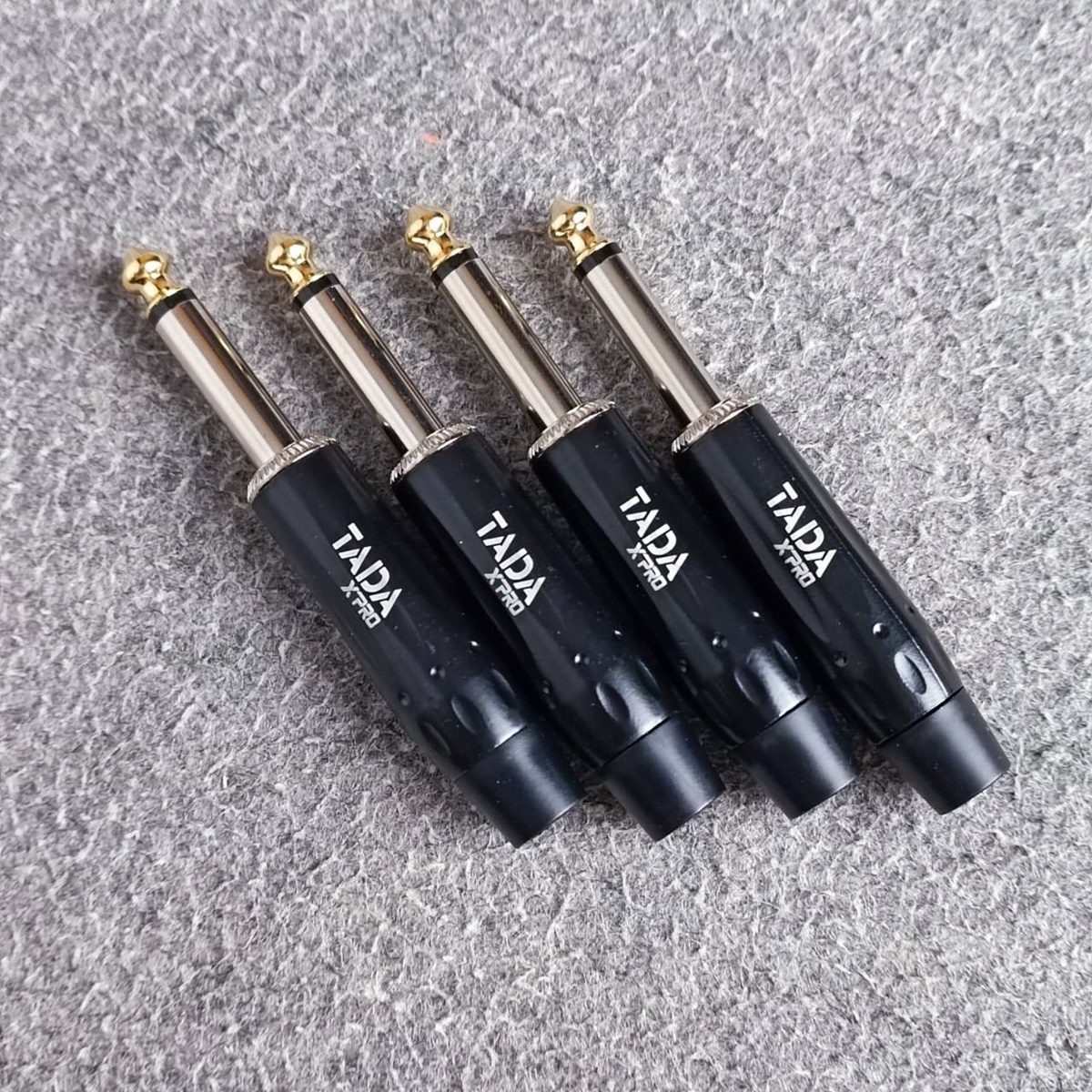 แพ็ค4ตัว ด้ามตรง TADA GYJ-01BK phone mono ดำ ปลั๊กไมค์โมโน แจ็คไมค์monoตัวผู้ GYJ 01BK GYJ01BK เอไอ-ไพศาล