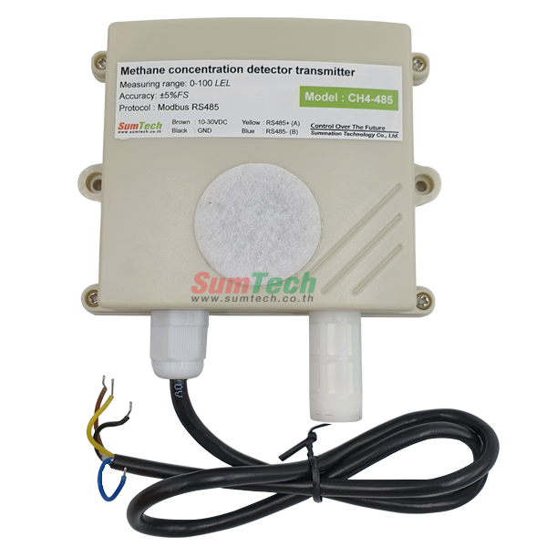 Methane concentration detector transmitter