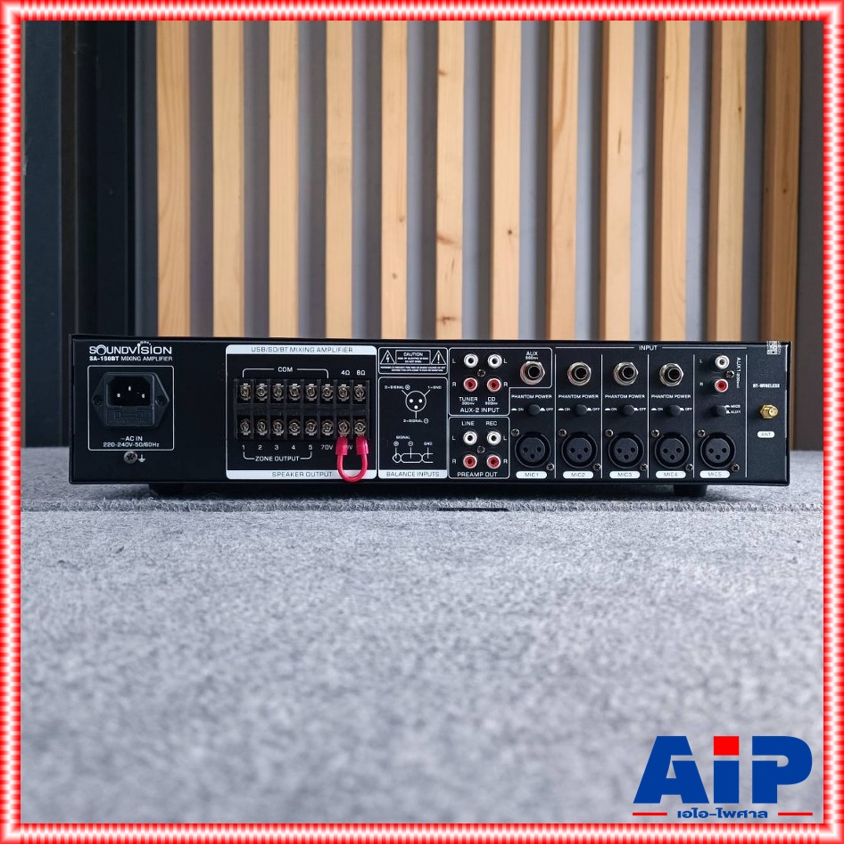 SOUNDVISION SA-150BT powermixer +++ เพาเวอร์มิกเซอร์ระบบประกาศ แอมพลิฟายเออร์ มิกเซอร์ เพาเวอร์มิกเซอร์ SA 150BT SA150BT เอไอ-ไพศาล