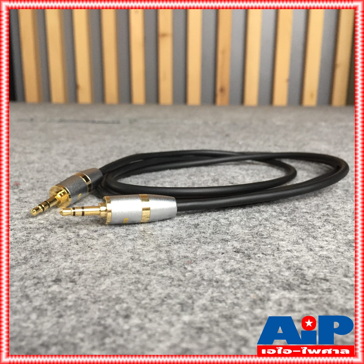 1.5เมตร DYNACOM J049 สาย TR-ST หัวท้าย GS005 สาย สัญญาณ เสียง สายสัญญาณ TR-STหัวท้าย ไดน่าคอม เอไอ-ไพศาล