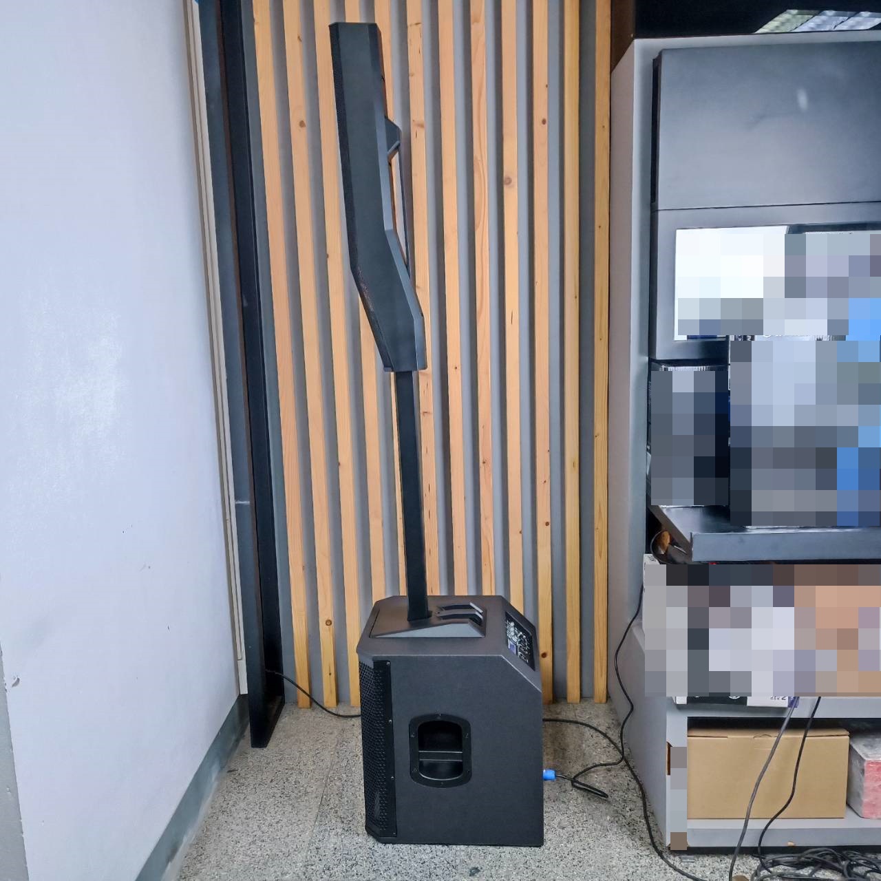 River Acoustics G-15 ลำโพงคอลัมน์แอคทีฟ 6×4 นิ้ว ซับ 15 นิ้ว มีบลูทูธ ลำโพง ลำโพงคอลัมน์ มีแอมป์ในตัว G 15 G15 เอไอ-ไพศาล