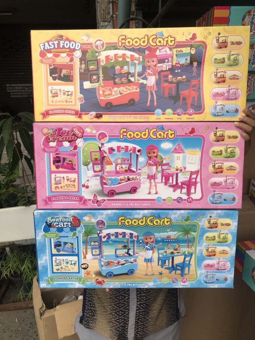 1128-4 ของเล่นตุ๊กตาโมเดลร้านขายอาหาร กล่องละ