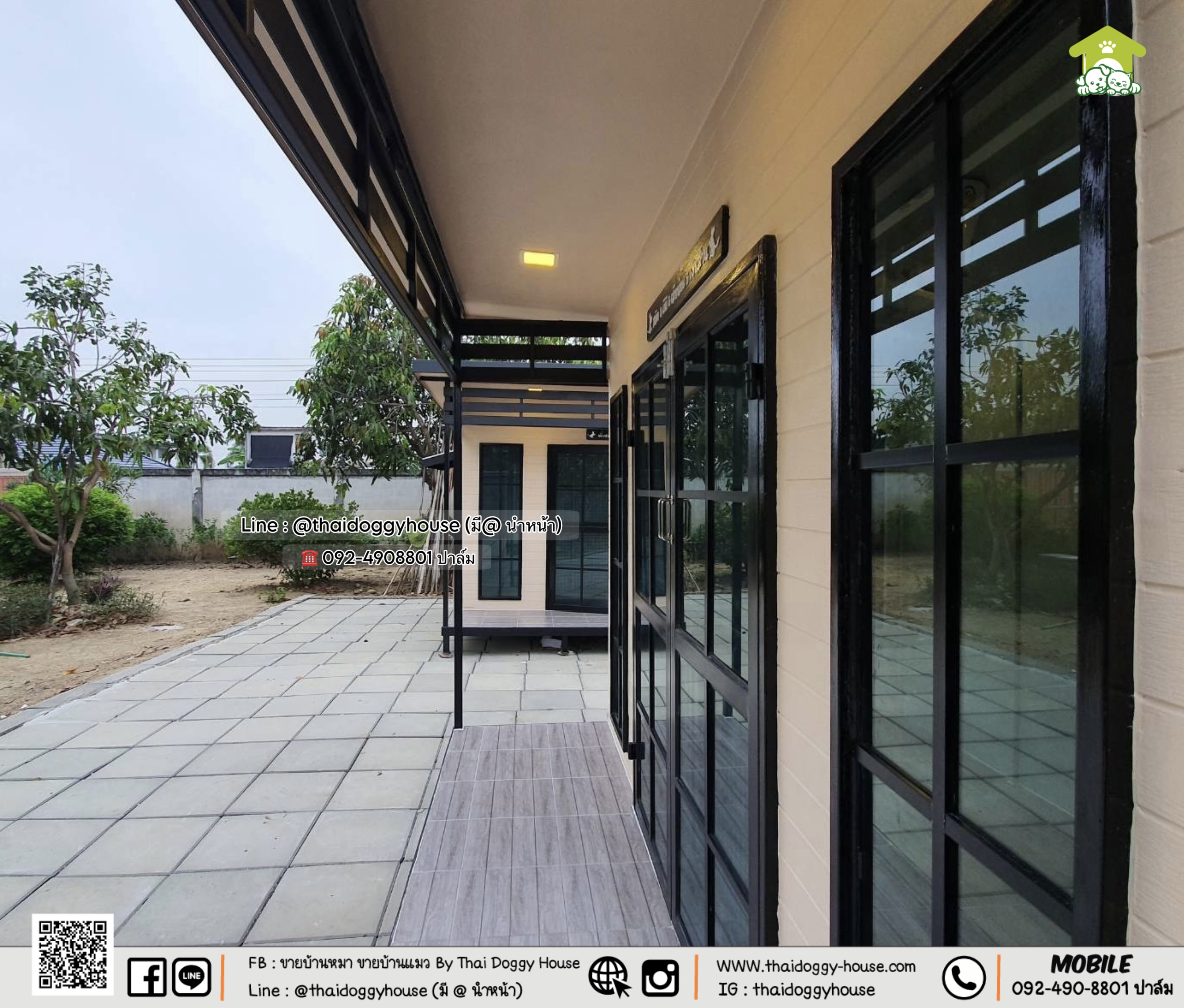 บ้านหมา บ้านแมว บ้านสัตว์เลี้ยง 𝐓𝐡𝐚𝐢 𝐝𝐨𝐠𝐠𝐲 𝐡𝐨𝐮𝐬𝐞 แบบบ้าน 𝐌𝐨𝐝𝐞𝐫𝐧 𝐒𝐭𝐲le