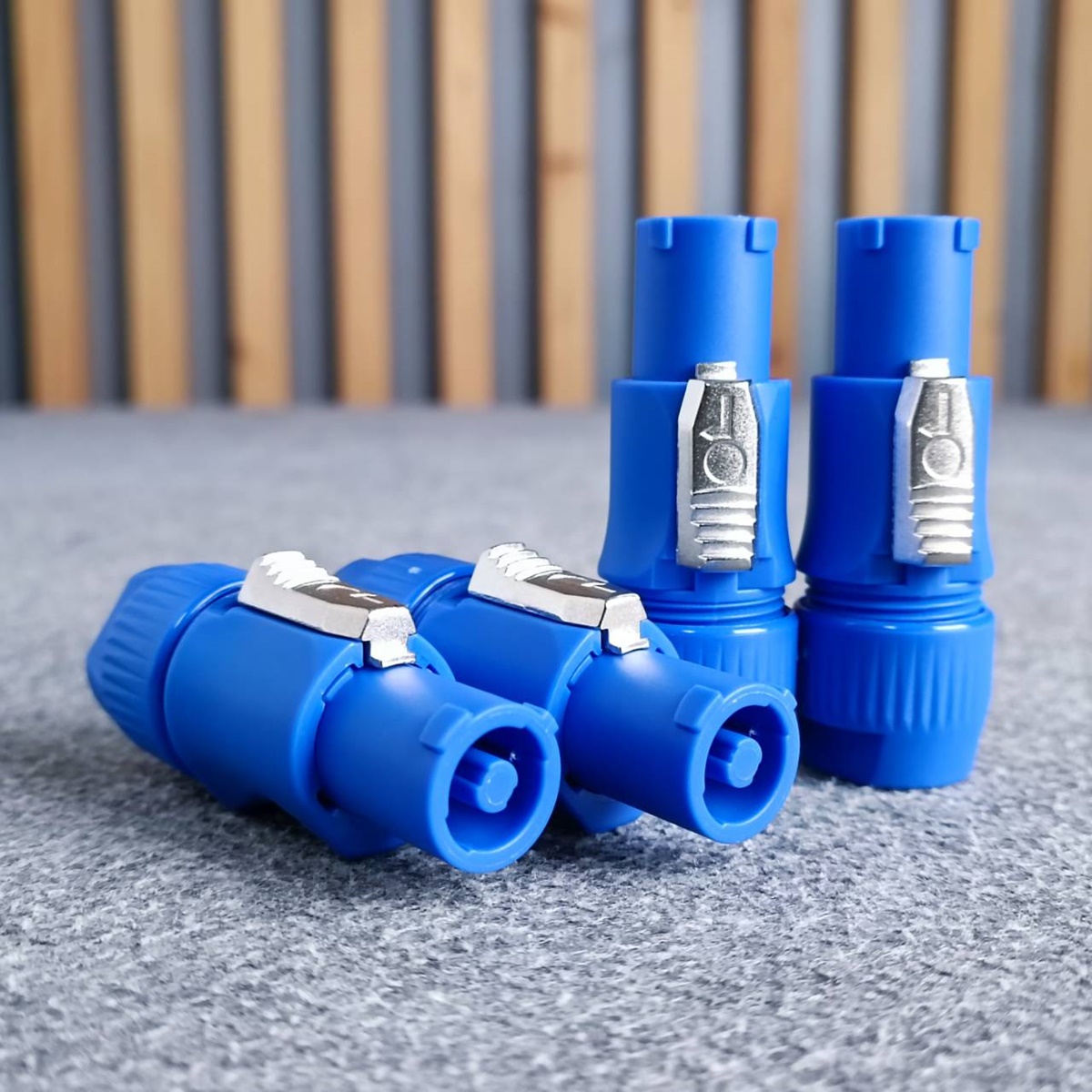 แพ็ค4ตัว KANE COPPER3 เพาเวอร์ครอนสีฟ้า ACตัวผู้ ปลั๊กตัวผู้ AC POWER PLUG A-type (power in) cable connector เอไอ-ไพศาล