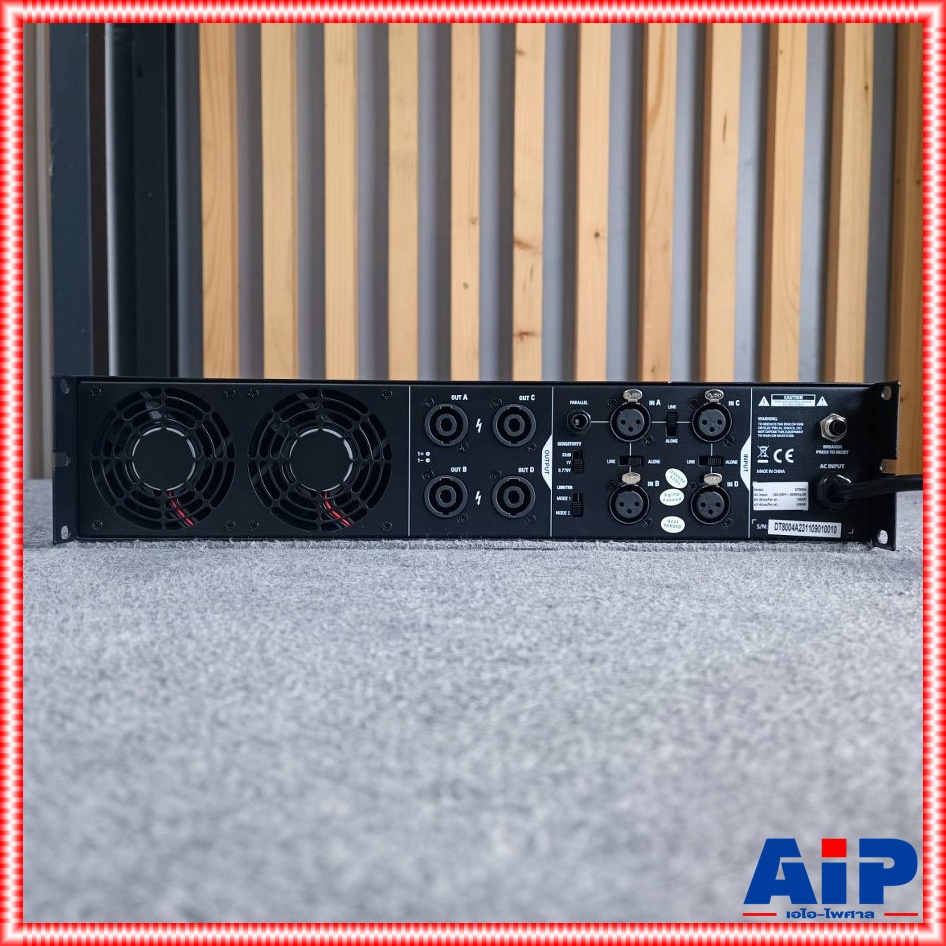 BETA THREE DT-8004 POWERAMP 4CH 1600W เพาเวอร์แอมป์ POWER เครื่องขยายเสียงลำโพง เครื่องขยาย DT 8004 เพาเวอร์แอมป์DT-8004 เอไอ-ไพศาล