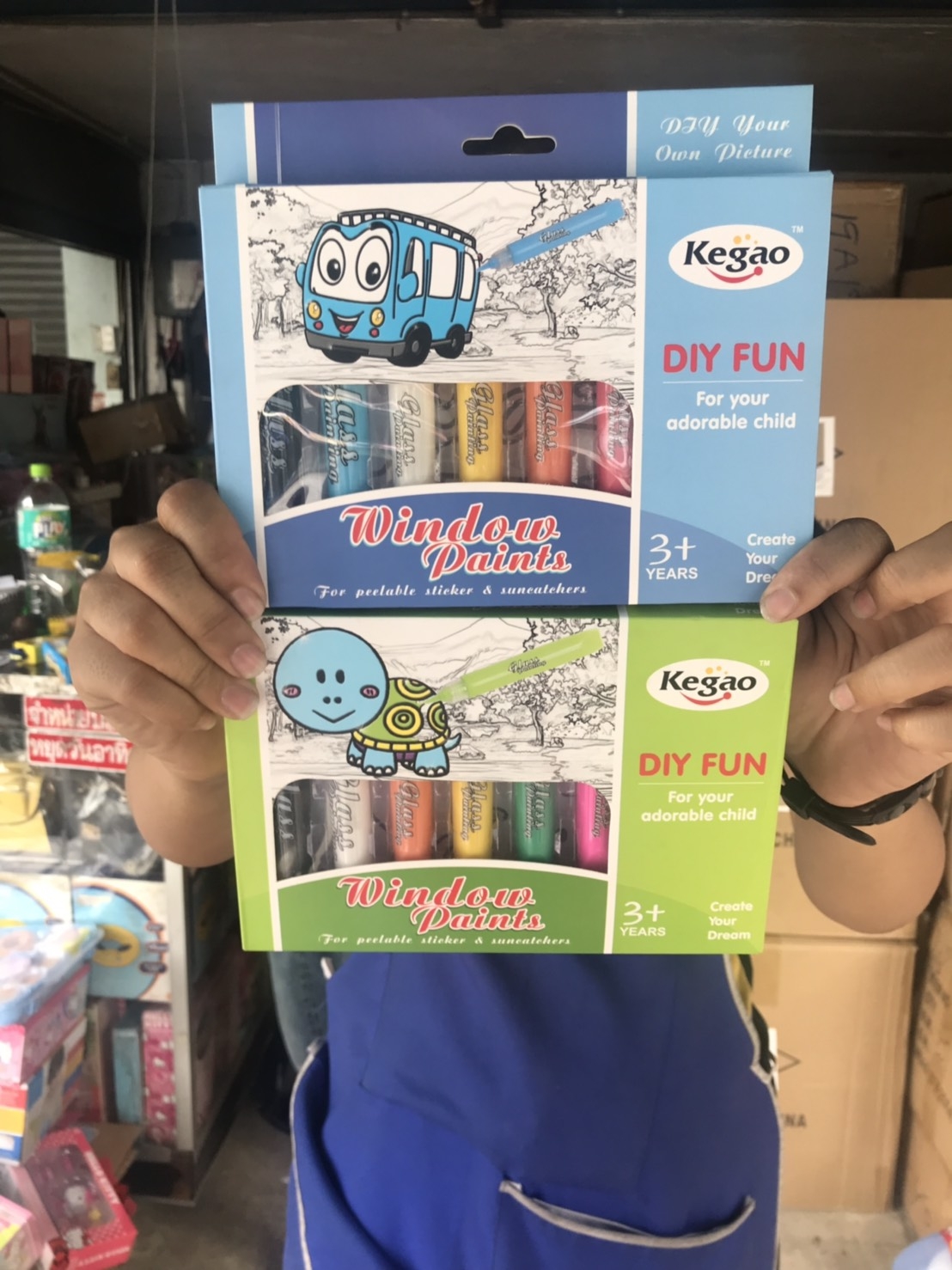 708-1-2 ของเล่นชุดระบายสี DIY ปลีกกล่องละ