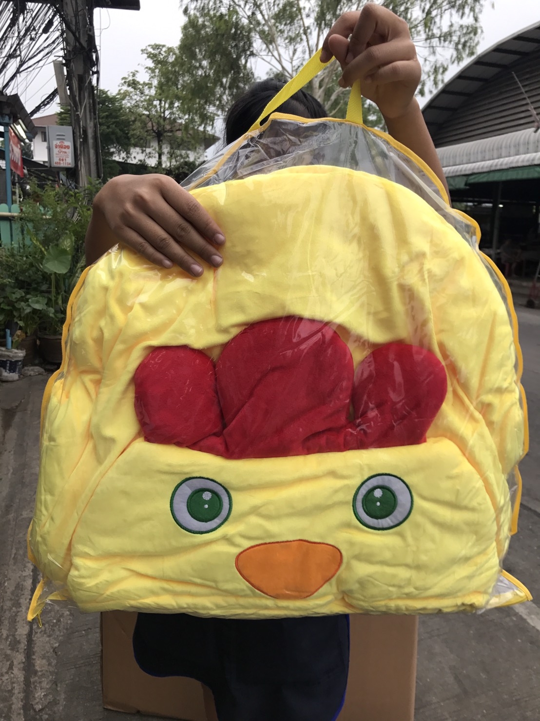 fujitoys.shop พร้อมส่ง PF810 ที่นอนผ้าลายไก่พกพา