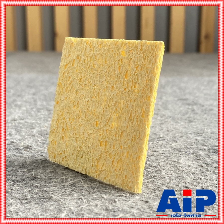 แพ็ค5อัน ฟองน้ำทำความสะอาดปลายหัวแร้งบัดกรี สี่เหลี่ยม แพ็คละ 5 ชิ้น ขนาด 65 x 65 mm. OL-SP-SQ ฟองน้ำ เช็ดปลายหัวแร้ง เอไอ-ไพศาล