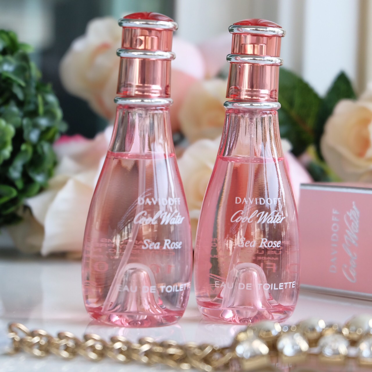 น้ำหอมแท้100% DAVIDOFF Cool Water Woman Sea Rose Eau de Toilette ปริมาณ 100 มล