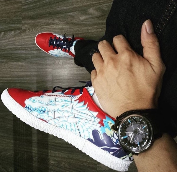 Mexico 66 Delegation - Ambassadors (Red / Red) Dragon ลายมังกรแดง