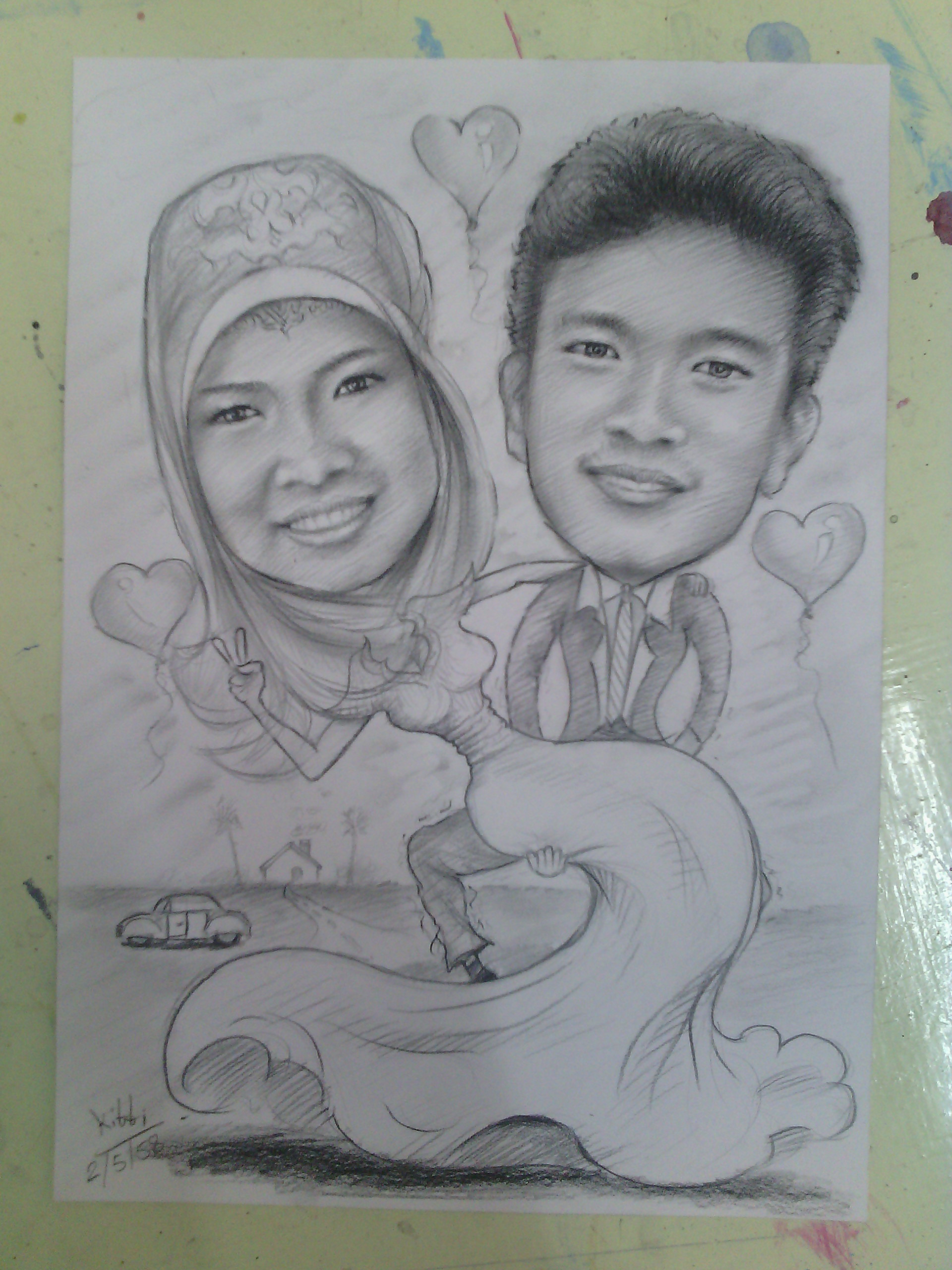 ภาพสเก็ต ดินสอ (การ์ตูนล้อเลียน)