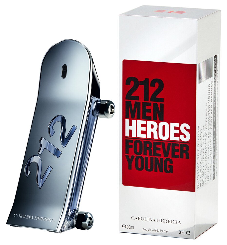 น้ำหอมแท้100% Carolina Herrera 212 MEN Heroes Forever Young EDT 90ml