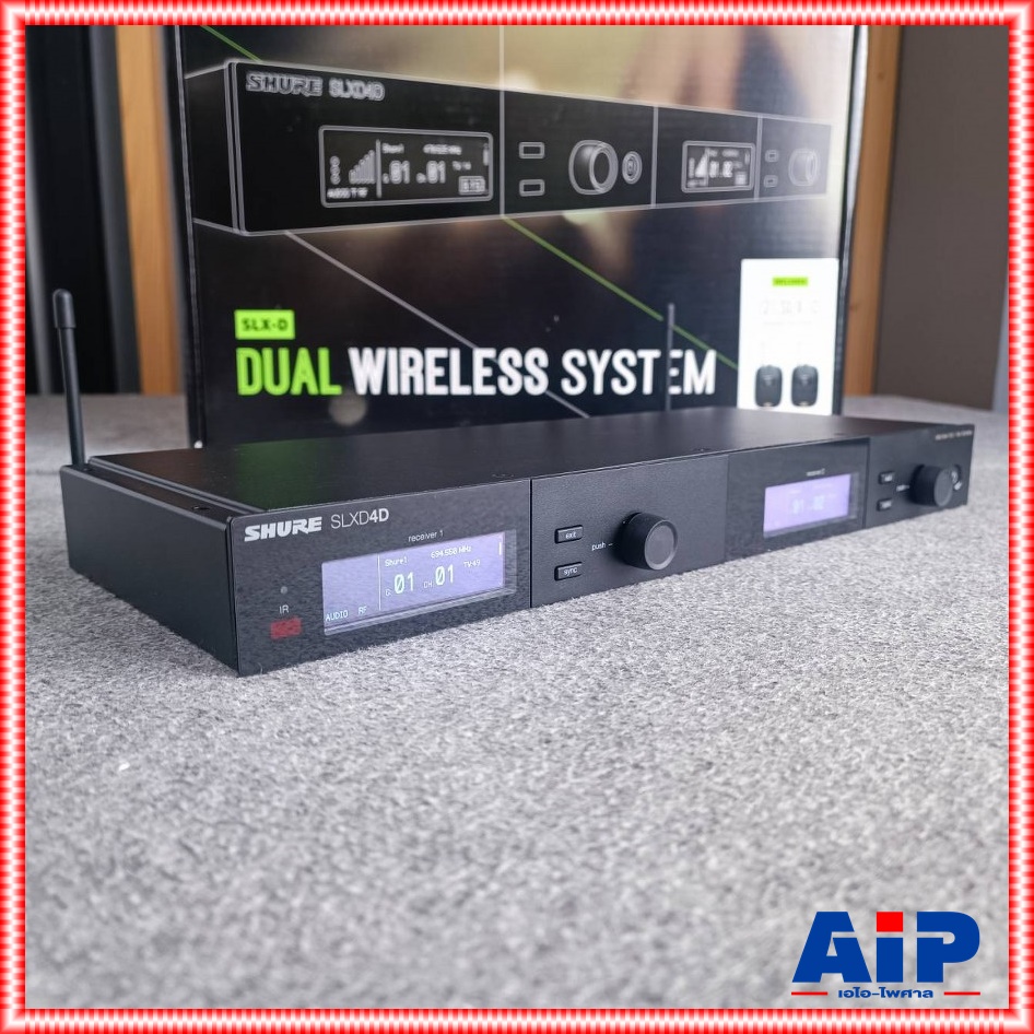 SHURE SLXD14DA-M55 ชุดเครื่องรับ/ส่งไร้สายดิจิตอล แบบ UHF ชุดไมโครโฟนไร้สายระบบดิจิตอล ชุดไมโครโฟนไร้สายแบบพกพา Shure SLXD14DA M55 SLXD14DAM55 เอไอ-ไพศาล +++