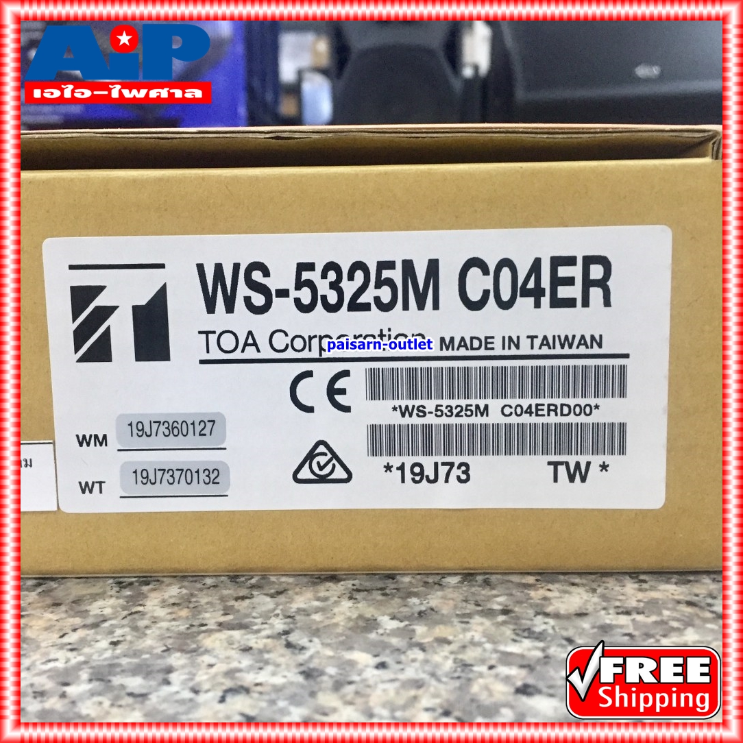 TOA WS-5325M SETไมค์ลอยหนีบ ไมค์โครโฟนแบบหนีบไร้สาย คลื่น UHF WS5325M WS 5325 M เอไอ-ไพศาล