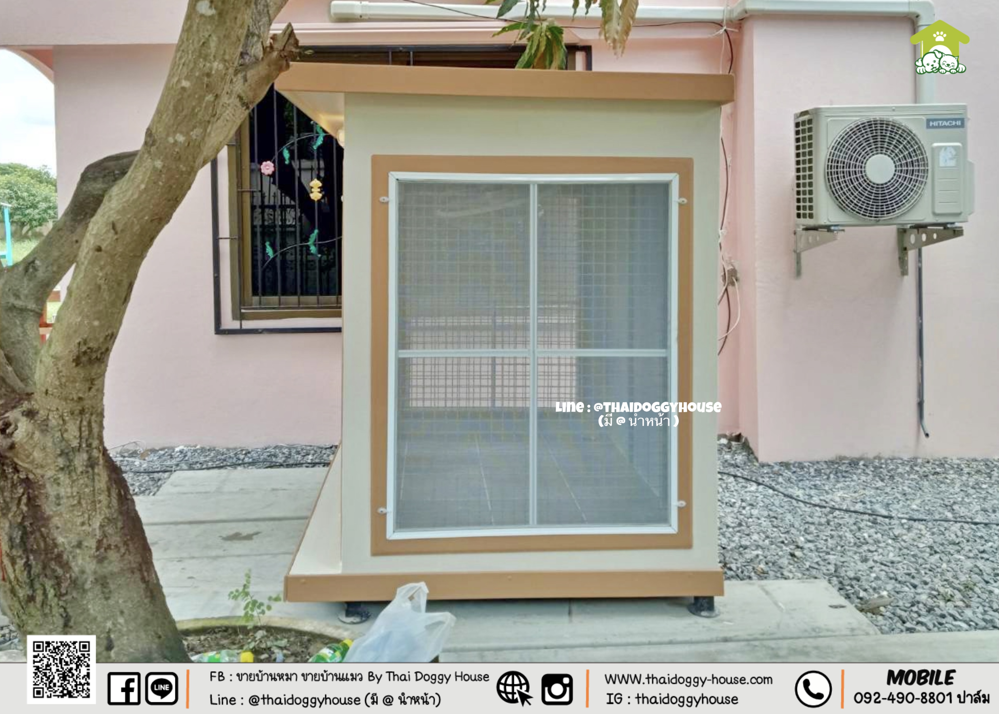 บ้านหมา บ้านแมว " 𝐁𝐎𝐗 𝐒𝐓𝐘𝐋𝐄 𝐁𝐘 𝐓𝐇𝐀𝐈 𝐃𝐎𝐆𝐆𝐘 𝐇𝐎𝐔𝐒𝐄 " &#x