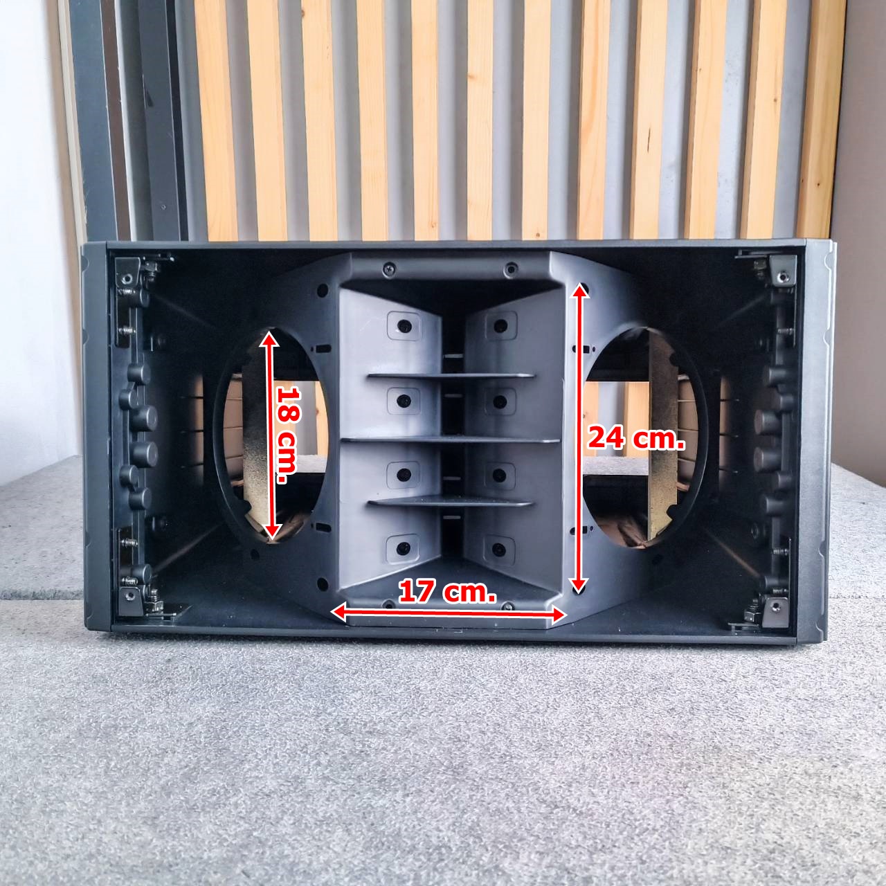 KANE ตู้เปล่าพลาสติก LINE ARRAY ขนาด 8 นิ้ว เฉพาะตู้ KA NE ตู้เปล่า คาเนะ เอไอ-ไพศาล