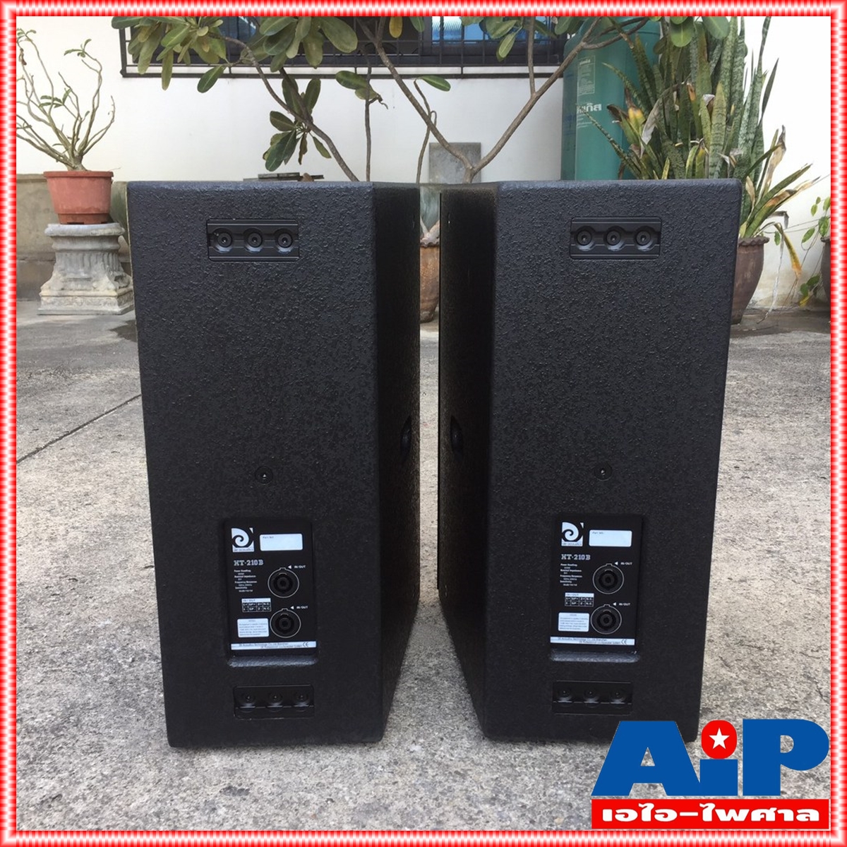 DE ACOUSTIC HT-210B ตู้ลำโพง10นิ้ว สีดำ (คู่ละ) ตู้ลำโพง 10 นิ้ว 2 ทาง เหมาะสมหรับห้องขนาดใหญ่ บาร์ หรือห้องโถงที่ต้องการความชัดเจนของเสียง HT 210B HT210B เอไอ-ไพศาล
