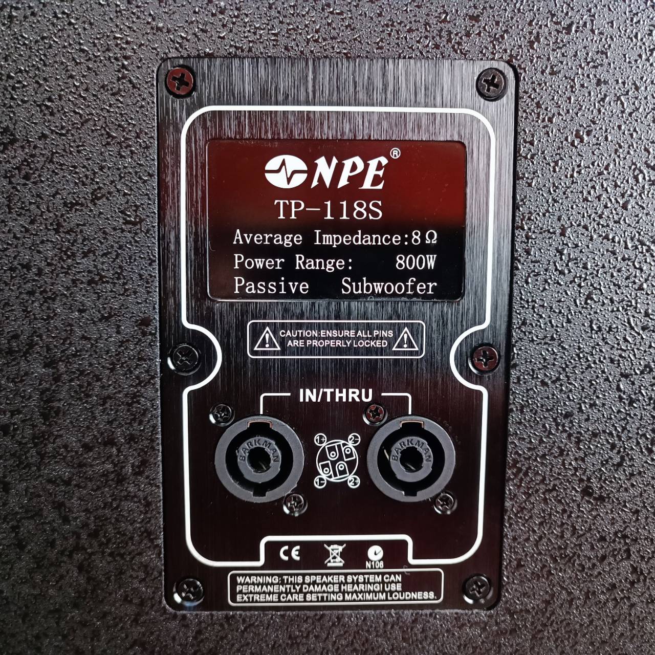 NPE TP-118S ตู้ลำโพงไม้ 18นิ้ว ตู้ลำโพงซับวูฟเฟอร์ ขนาด 18 นิ้ว พาสซีฟ 800 วัตต์ TP 118S TP118S เอไอ-ไพศาล