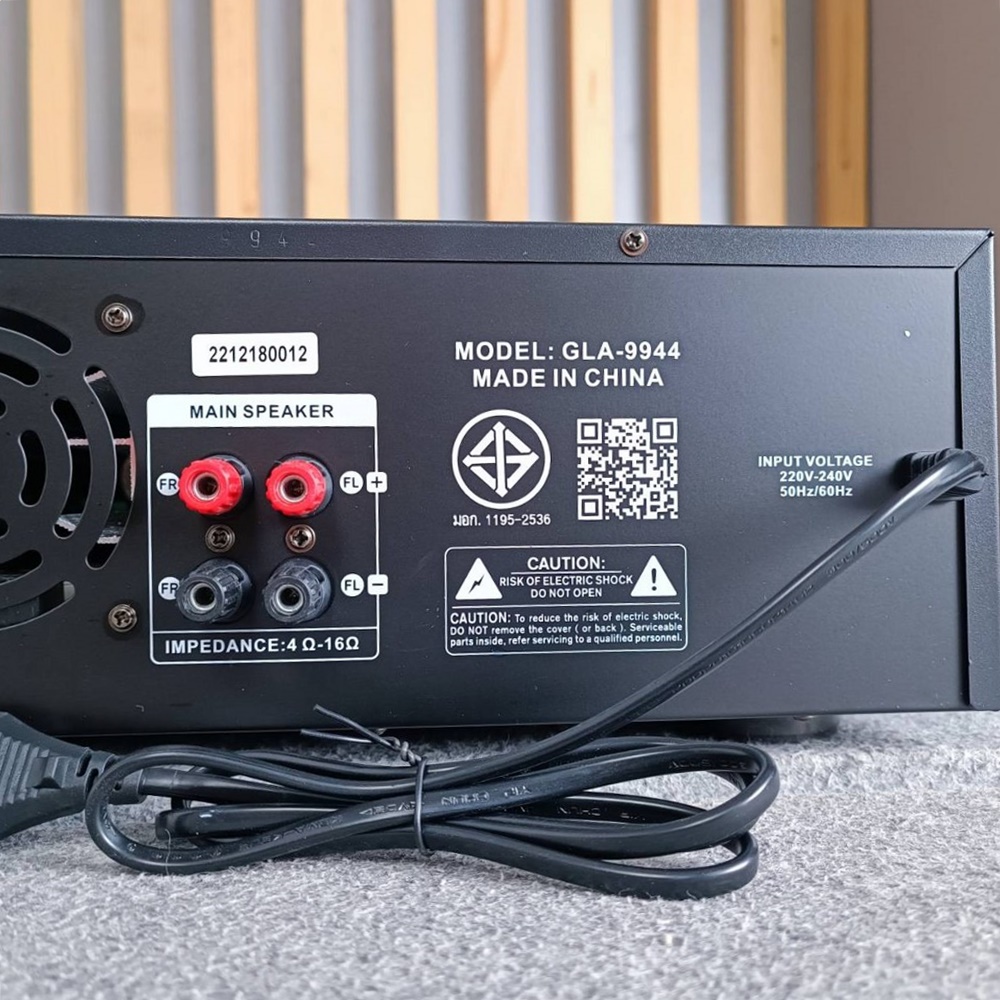 GXL GLA-9944 แอมป์+บูลทูส แอมป์ขยายเสียง แอมป์คาราโอเกะ Stereo Amplifier GLA 9944 GLA9944 เอไอ-ไพศาล