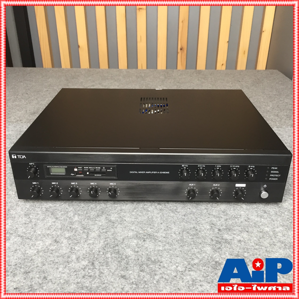 TOA A-3248DME แอมป์480W มิกเซอร์แอมป์ มิกเซอร์แอมป์TOA เครื่องปรับแต่งเสียง TOA A 3248DME A3248DME เอไอ-ไพศาล