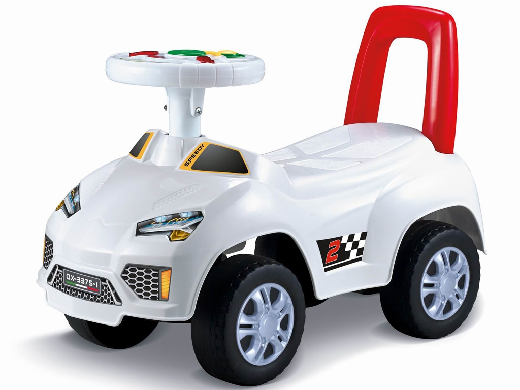 QX-3375-1-7077 ของเล่นรถไถขา มีเสียงไฟ คันละ