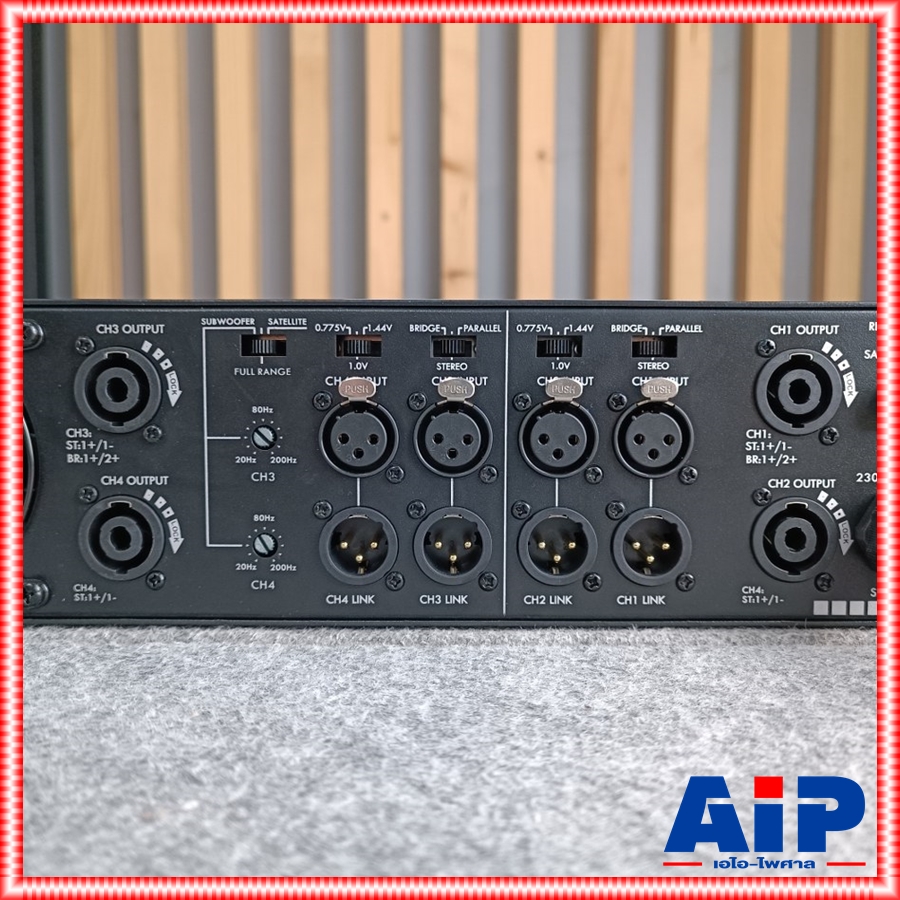 MICROTECH MT-4800S poweramp 4CH มี CROSS เพาเวอร์แอมป์คลาส H มีครอสปรับความถี่ กำลังวัตต์ 800W ที่ 8โอห์ม MT 4800 S ไมโครเทค mt4800s เอไอ-ไพศาล