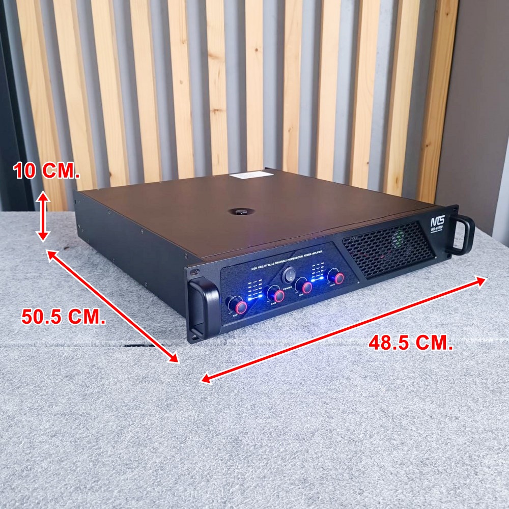 NTS MD-41000 poweramp 4แชนแนล CLASS D+หม้อแปลง เพาเวอร์แอมป์ 4 แชนแนล กำลังขับ 1000 วัตต์ที่ 8 โอห์ม เอ็นทีเอส MD 41000 MD41000 เอไอ-ไพศาล