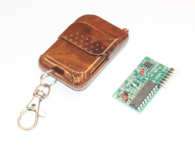 Smart Electronics PT2262 PT2272 4 Channel Four Ways 315Mhz Key Wireless Remote Control Kits Receiver module For Arduino DIY สำเนา