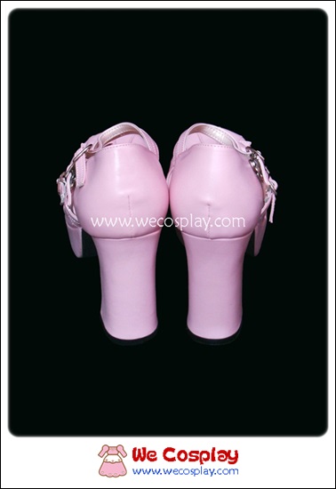รองเท้า คิวท์โลลิต้า สีชมพู Pink Cute Lolita Shoes
