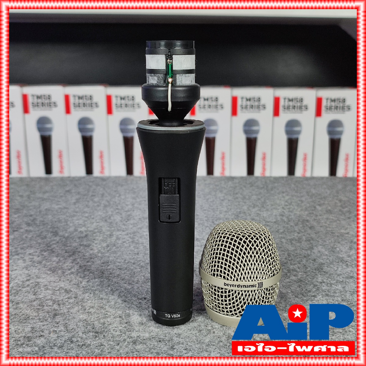 BEYERDYNAMIC TGV50S ไมค์มีสวิทซ์ (ไม่มีสายแถม) BEYER DYNAMIC TGV 50 S TGV-50 ไมค์โครโฟน ไมค์ร้องเพลง