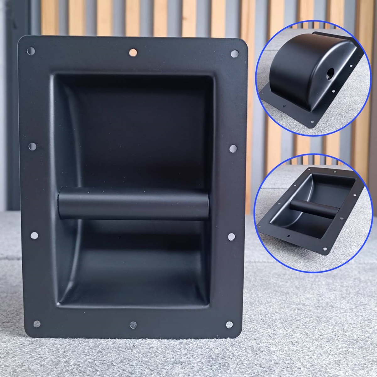 1อัน หูหิ้วลำโพงเหล็ก7104 22x16CM หูจับเหล็ก ตู้ลำโพง หูยกตู้ลำโพง เหล็ก หูหิ้วลำโพง อุปกรณ์ประกอบตู้ลำโพง เอไอ-ไพศาล
