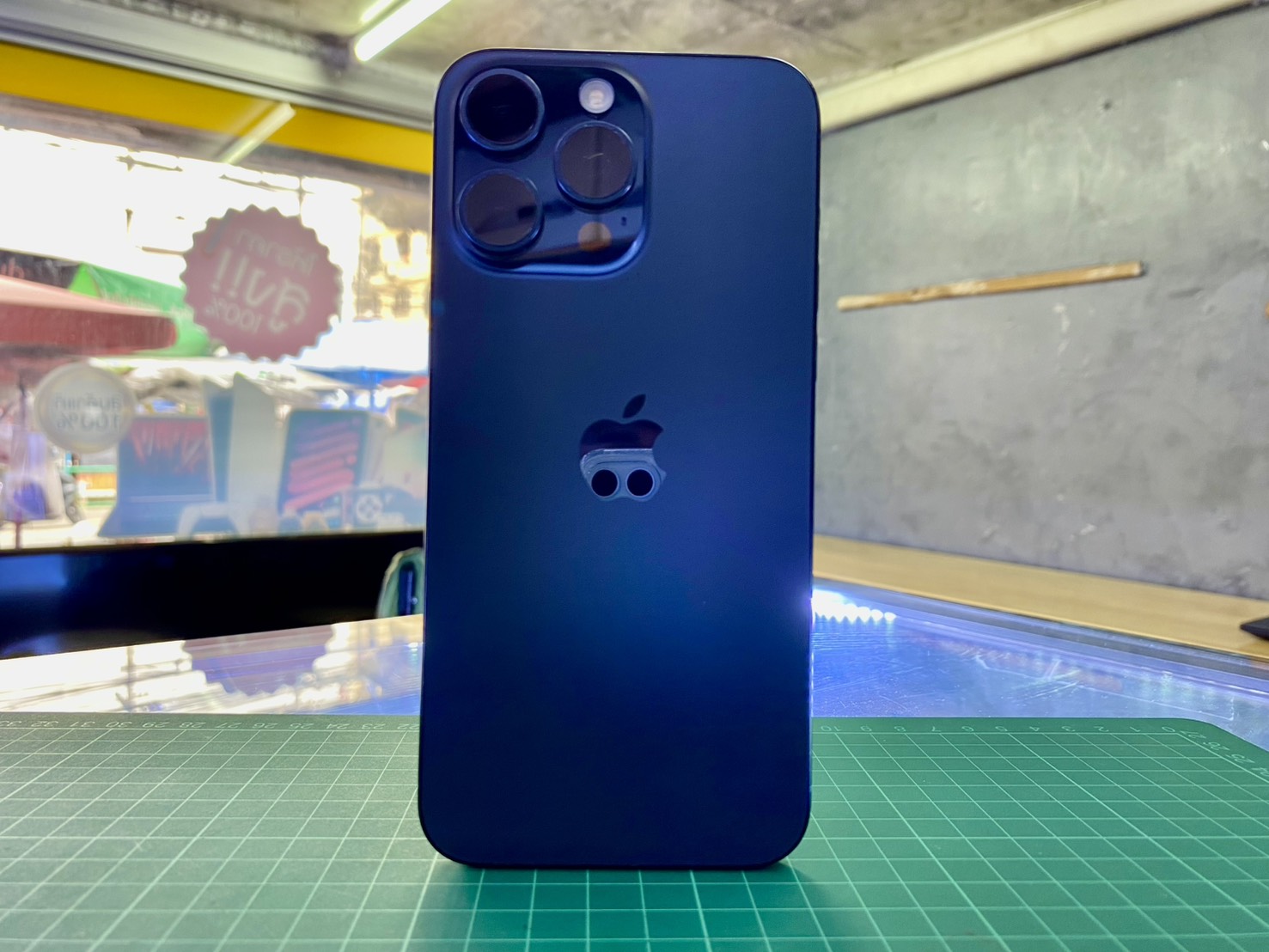 💧 iPhone 15 Pro Max 256GB Blue Titanium 💧 #อย่าช้า i15 PM #ศูนย์แท้ สภาพดี ความจุเยอะ ราคาถูกมากๆ ‼