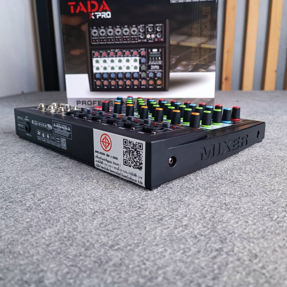 TADA MF-8 MIXER มิกเซอร์ TADA MF 8 MF8 มิกเซอร์ TA DA รองรับ BLUETOOTH มิกเซอร์บลูทูธ 8 input มิกซ์ บลูทูธ มิกเซอร์ Bluetooth mixer เครื่องเสียง มิกเซอร์จิ๋ว มิกเซอร์เอฟเฟค เอไอ-ไพศาล