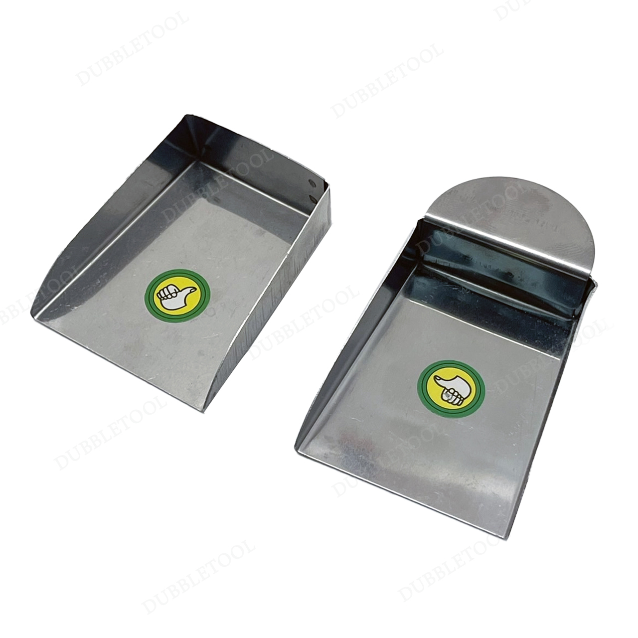 ที่ตักพลอย ถาดโกยพลอย ที่ตักเพชร ที่โกยผง ที่โกย อย่างดี วัสดุเป็นสแตนเลสสีเงินอย่างหนา มี 2 แบบ