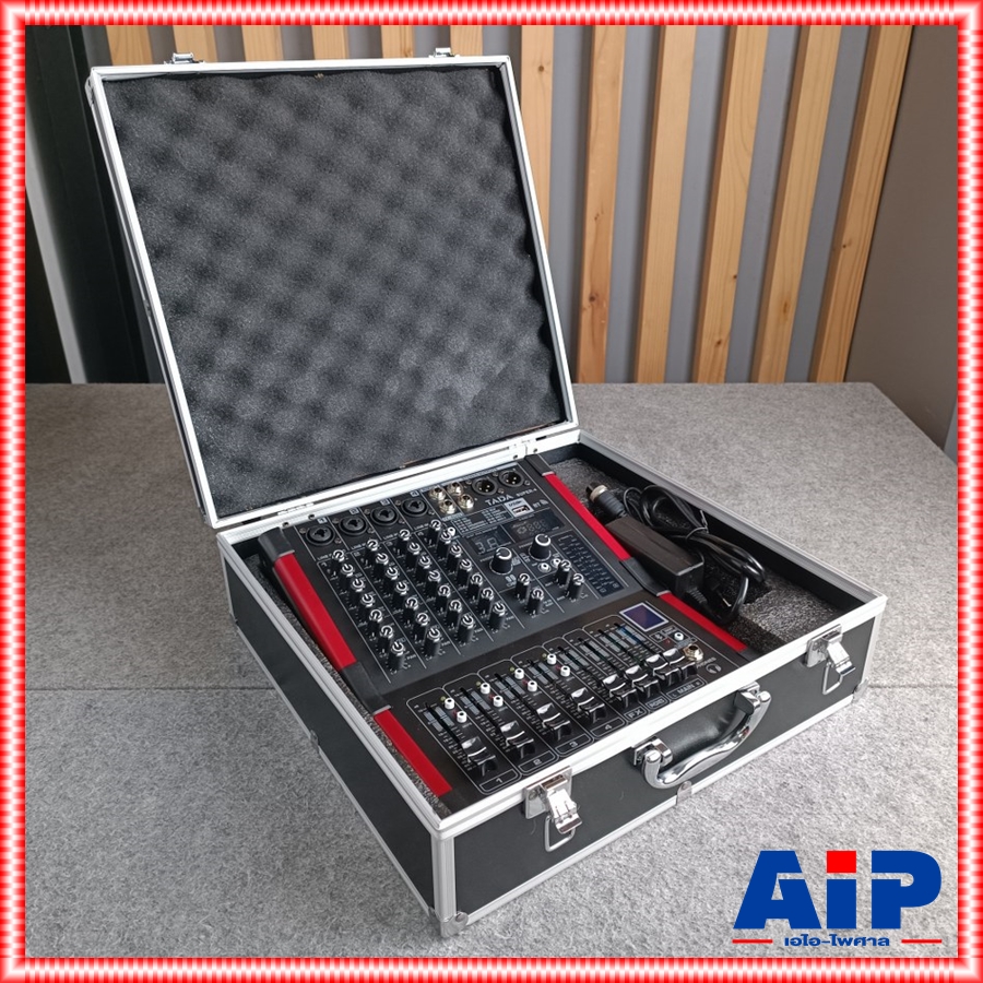 TADA SUPER-4 MIXER พร้อม RACK มิกเซอร์อนาล็อก 4 แชนแนล เอฟเฟคแท้ ซูเปอร์ ธาดา SUPER 4 SUPER4 เอไอ-ไพศาล