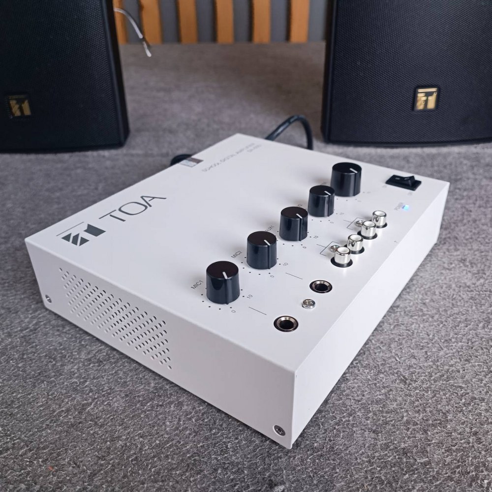 TOA SA-60D-AS SET (SA-60D 1เครื่อง+BS-1030BL 2ใบ) ชุดเครื่องช่วยสอน เครื่องเสียง ห้องเรียน ห้องประชุม เอไอ-ไพศาล