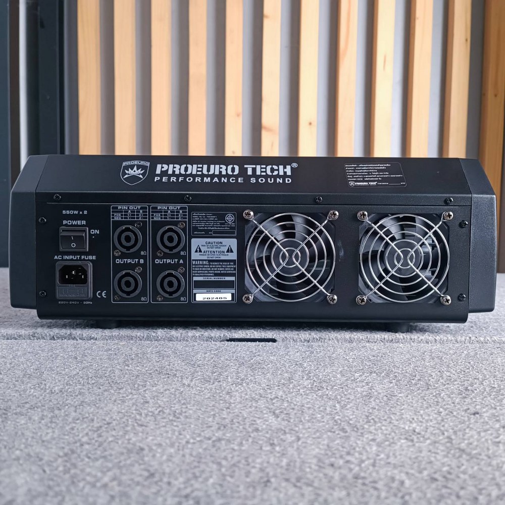 PROEUROTECH PMX-8500FX POWERMIXER+บูลทูส โปรยูโรเทค PROEURO TECH PMX 8500FX PMX8500FX เอไอ-ไพศาล